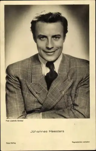 Ak Schauspieler Johannes Heesters, Ross Verlag A 3352 1, Portrait