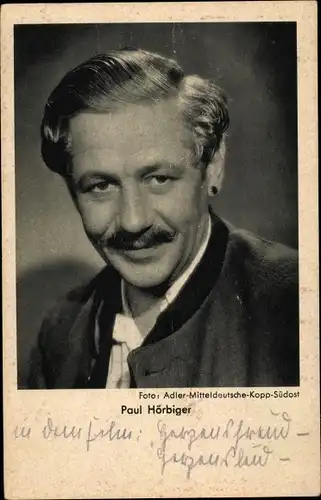 Ak Schauspieler Paul Hörbiger, Portrait, Ross Verlag