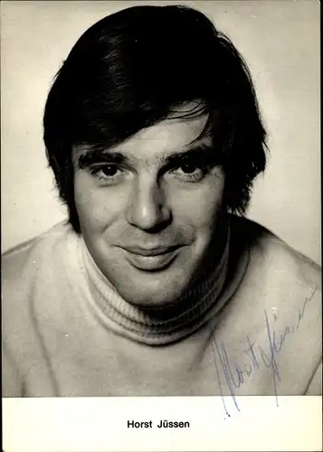 Ak Schauspieler Horst Jüssen, Portrait, Autogramm