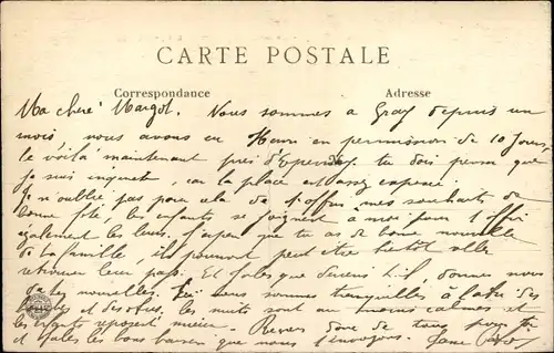 Ak Gray Haute Saone, Unterpräfektur