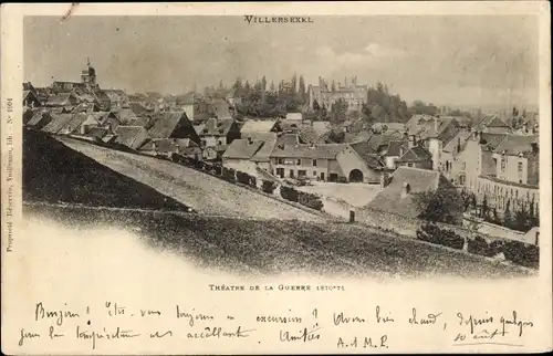 Ak Villersexel Haute Saône, Theatre de la Guerre 1870-71