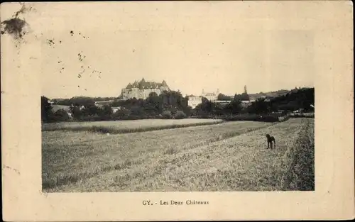 Ak Gy Haute-Saône, Les Deux Chateaux