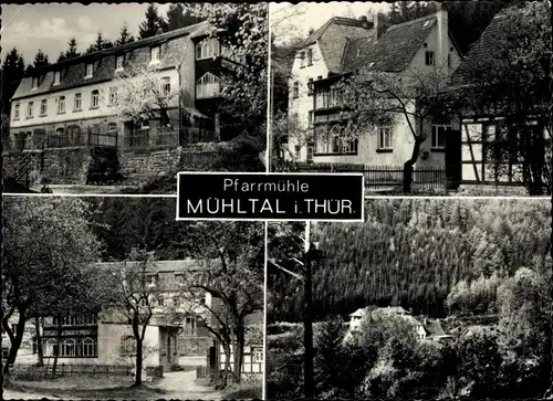 Ak Eisenberg in Thüringen, Mühltal, Ferienheim Pfarrmühle, Teilansicht