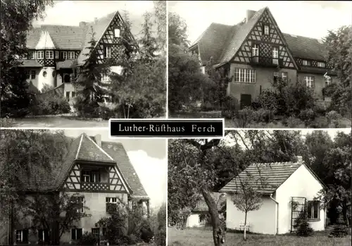 Ak Ferch am Schwielowsee, Erholungsheim Luther-Rüsthaus, Außenansicht