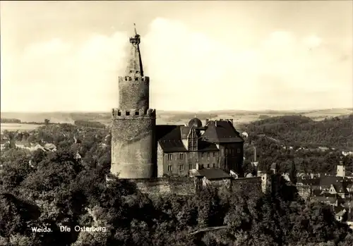 Ak Weida in Thüringen, die Osterburg