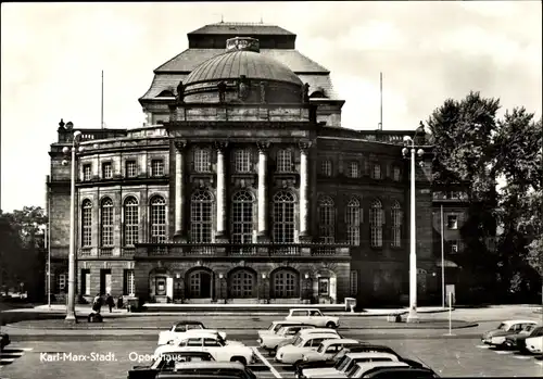 Ak Karl Marx Stadt Chemnitz in Sachsen, Opernhaus