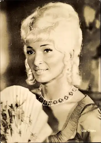 Ak Schauspielerin Lilo Grahn, Mord am Montag