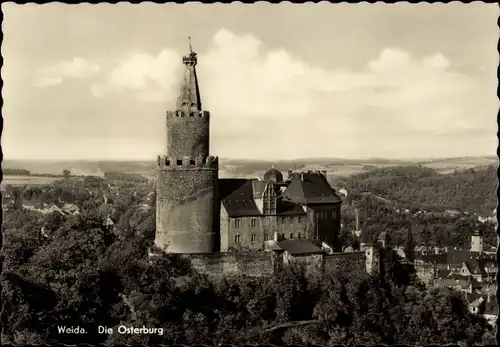 Ak Weida in Thüringen, die Osterburg