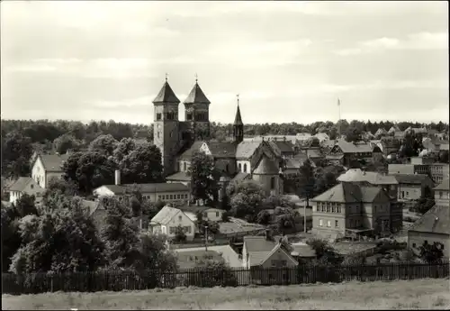 Ak Bad Klosterlausnitz in Thüringen, Ortsansicht, Kirche