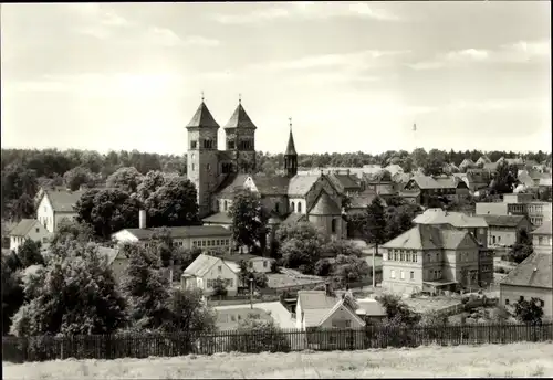 Ak Bad Klosterlausnitz in Thüringen, Ortsansicht, Kirche