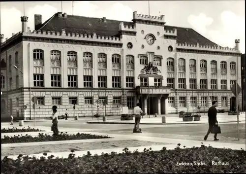 Ak Zwickau in Sachsen, Rathaus