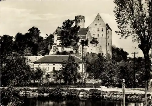 Ak Gnandstein Kohren Sahlis Frohburg in Sachsen, Blick zur Burg