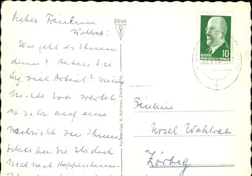 Foto Ak Zwickau in Sachsen, Blick auf die Stadt, Kirche