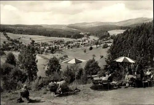 Ak Breitenbach Schleusingen in Thüringen, Blick vom Blockhaus