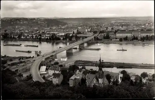 Ak Koblenz am Rhein, Neue Pfaffendorfer Brücke