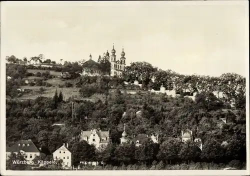 Ak Würzburg am Main Unterfranken, Käppele, Teilortsansicht