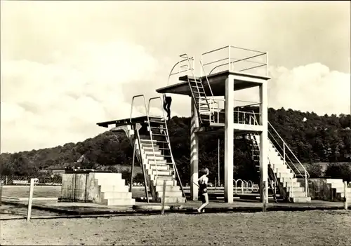 Ak Bad Sulza in Thüringen, Sole-Schwimmbad