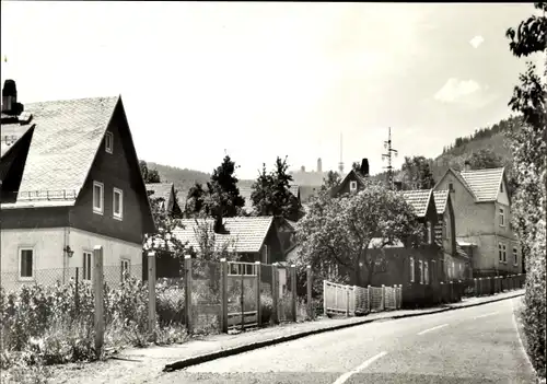 Ak Tabarz im Thüringer Wald, Blick zum Inselsberg