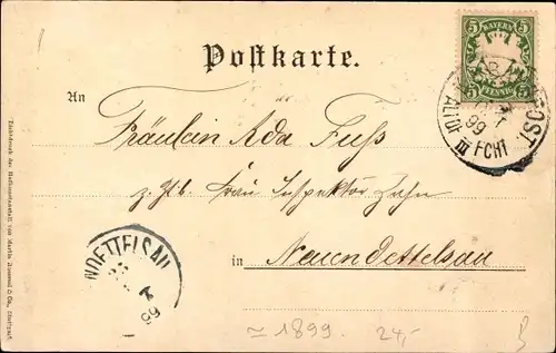 Künstler Ak Hendschel, Albert, Kunstmissin, Bote mit Büsten