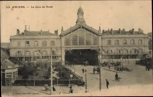 Ak Amiens Somme, Gare du Nord