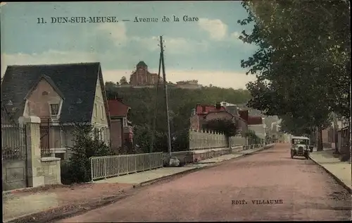 Ak Dun sur Meuse, Avenue de la Gare