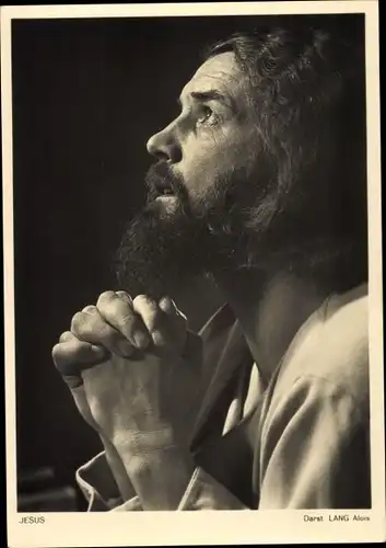 Ak Oberammergau in Oberbayern, Passionsspiele 1934, Schauspieler Anton Lang, Jesus