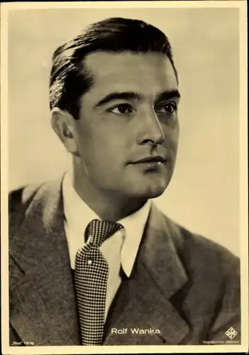 Ak Schauspieler Rolf Wanka, Portrait, UfA