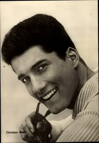 Ak Schauspieler Christian Wolff, Portrait, Rheinsberg, Brille