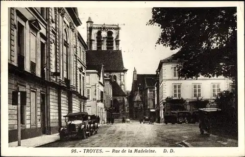 Ak Troyes Aube, Rue de la Madeleine