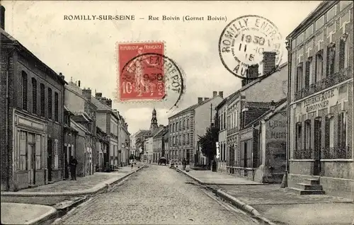 Ak Romilly sur Seine Aube, Rue Boivin