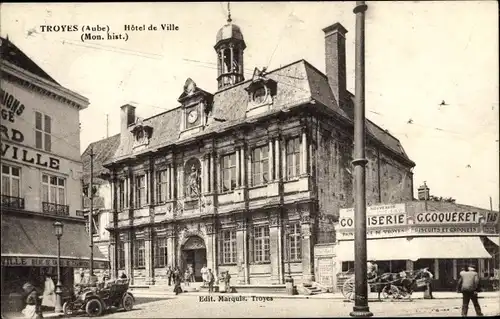 Ak Troyes Aube, Rathaus