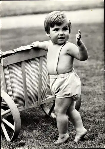 Ak Prinz Maurits der Niederlande, Portrait als Kleinkind