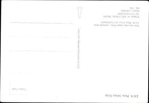 Ak Prinz Johan Friso der Niederlande 1968