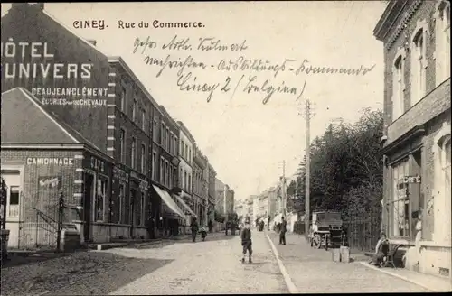 Ak Ciney Wallonien Namur, Rue du Commerce, Hotel Univers