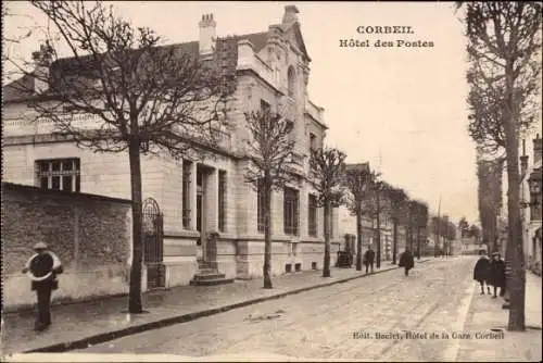 Ak Corbeil Essonne, Hotel des Postes