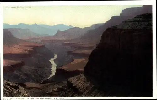 Ak Grand Canyon Arizona Vereinigte Staaten, Sonnenaufgang