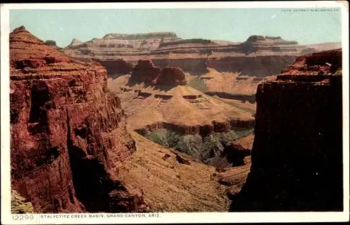 Ak Grand Canyon Arizona Vereinigte Staaten, Stalyctite Creek Basin