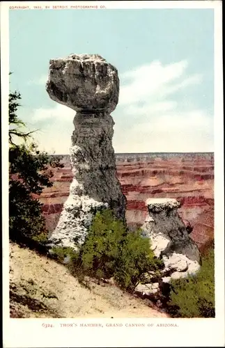 Ak Grand Canyon Arizona Vereinigte Staaten, Thors Hammer