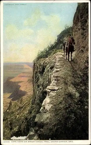 Ak Grand Canyon Arizona Vereinigte Staaten, Kap Horn auf Bright Angel Trail