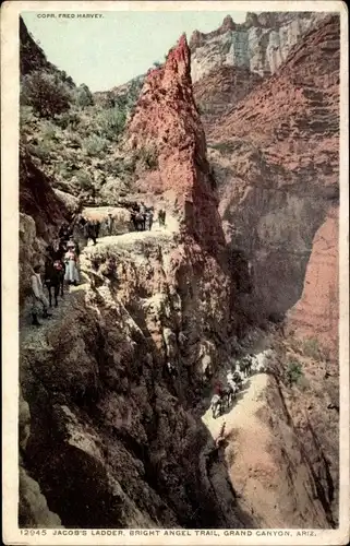 Ak Grand Canyon Arizona Vereinigte Staaten, Jacob&#39;s Ladder, Bright Angel Trail