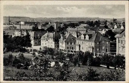 Ak Selb im Fichtelgebirge Oberfranken, Panorama mit Franz Heinrichstraße