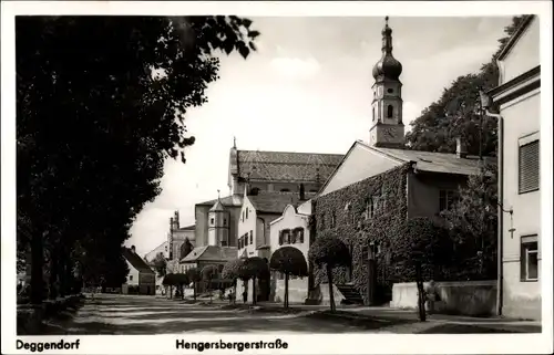 Ak Deggendorf im Bayerischen Wald Niederbayern, Hengersberger Straße