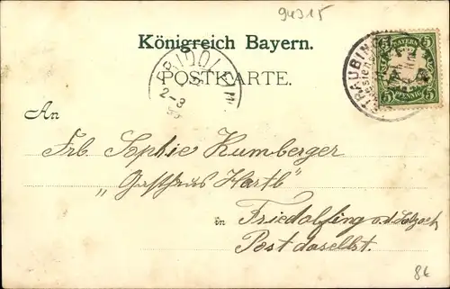 Ak Straubing an der Donau Niederbayern, Jäger-Anlage