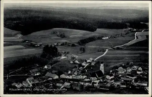 Ak Kößlarn im Landkreis Passau, Fliegeraufnahme