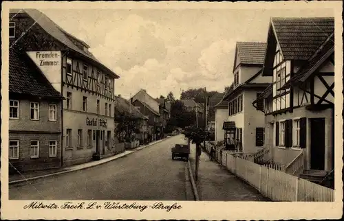 Ak Mitwitz in Oberfranken, Ludwig Freiherr von Würtzburg-Straße