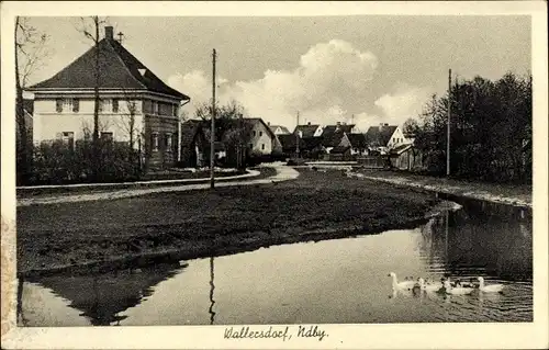 Ak Wallersdorf in Niederbayern, Teilansicht