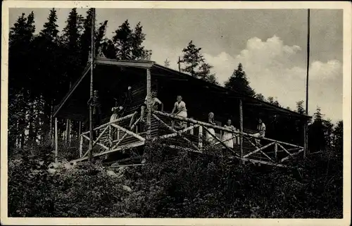 Ak Sankt Englmar in Niederbayern, Viechtacher Hütte