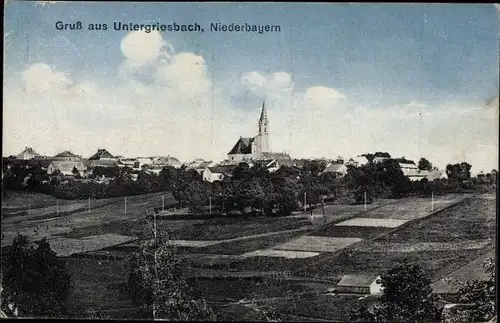 Ak Untergriesbach Niederbayern, Gesamtansicht