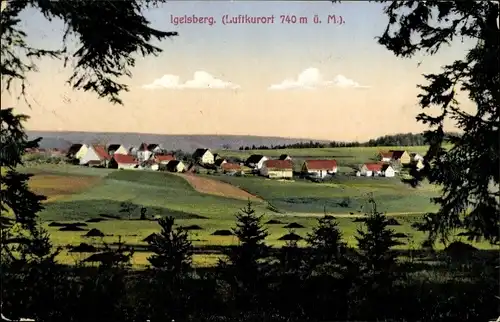 Ak Igelsberg Freudenstadt im Schwarzwald, Gesamtansicht