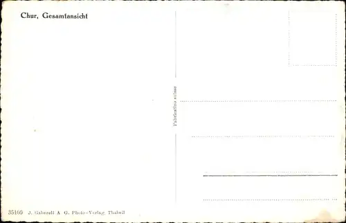 Ak Chur Kanton Graubünden, Gesamtansicht